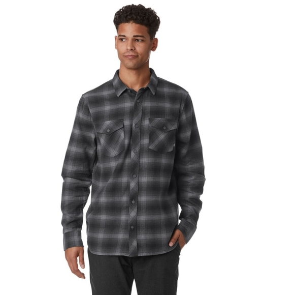 Vans Plaid Long Sleeve Button Down Shirt - Picture 3 of 11